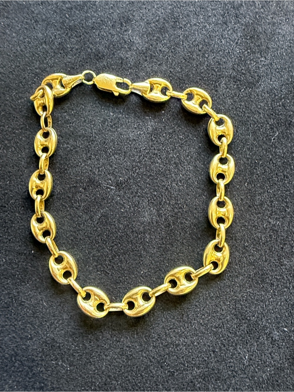 14kt Gold Gucci Mariner Link Chain Bracelet - Women's Fashion Jewelry 8β